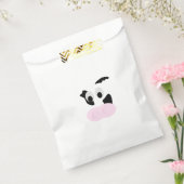 Zwarte en Witte Koe of Rundergezicht Bedankzakje (Gezegeld)