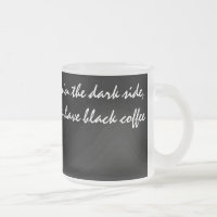 Zwarte en witte koffie