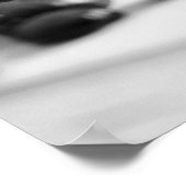 Zwarte en witte koffiebonen, 16x20 verspreid poster (Hoek)