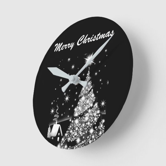 **ZWARTE EN WITTE KOOLSTOFCHRISTMEN** KLOKKEN (Hoek)