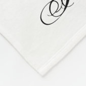 Zwarte en witte kosmische paarden fleece deken (Hoek)