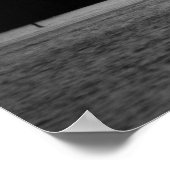 Zwarte en witte krabboat in de Sunset 16x20 Poster (Hoek)