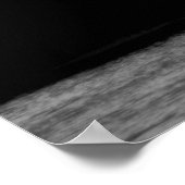 Zwarte en witte krabboat in de Sunset 16x20 Poster (Hoek)