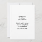 Zwarte en witte kunst Jane Avril van Toulouse Laut Kaart (Achterkant)