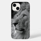 Zwarte en witte leeuw - Wilde dieren Case-Mate iPhone Case (Achterkant)
