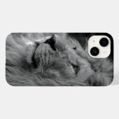 Zwarte en witte leeuw - Wilde dieren Case-Mate iPhone Case (Achterkant (horizontaal))