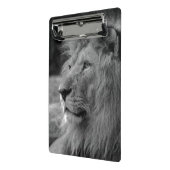 Zwarte en witte leeuw - Wilde dieren Mini Klembord (Angled2)