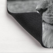 Zwarte en witte leeuw - Wilde dieren Muismat (Hoek)