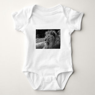 Zwarte en witte leeuw - Wilde dieren Romper