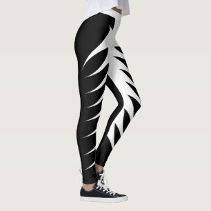 Zwarte en witte Leggings
