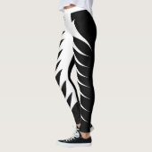 Zwarte en witte Leggings (Links)