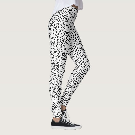 Zwarte en witte Leggings (Rechts)