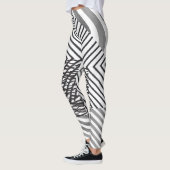 zwarte en witte leggings (Links)