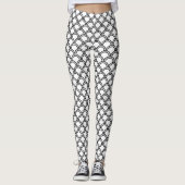 Zwarte en witte Leggings (Voorkant)