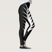 Zwarte en witte Leggings (Rechts)