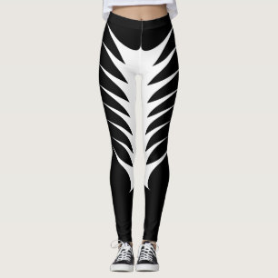 Zwarte en witte Leggings