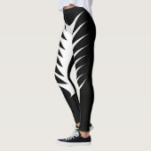 Zwarte en witte Leggings (Links)