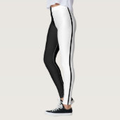 Zwarte en witte Leggings Eenvoudig te vangen (Links)