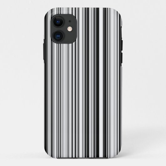 Zwarte en witte lijnen Case-Mate iPhone case (Achterkant)