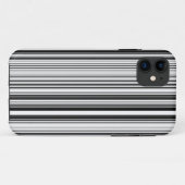 Zwarte en witte lijnen Case-Mate iPhone case (Achterkant (horizontaal))
