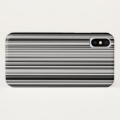 Zwarte en witte lijnen Case-Mate iPhone case (Achterkant (horizontaal))