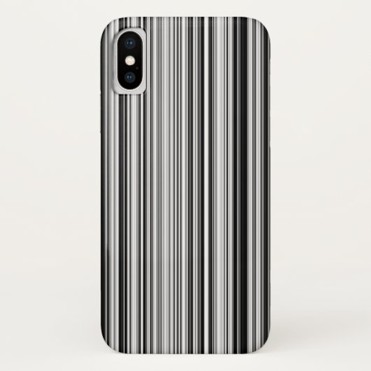 Zwarte en witte lijnen Case-Mate iPhone case (Achterkant)