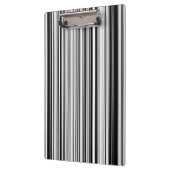 Zwarte en witte lijnen klembord (Links)