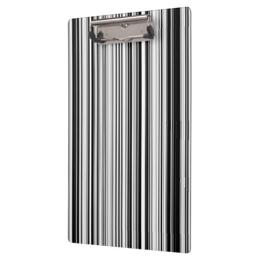 Zwarte en witte lijnen klembord (Links)