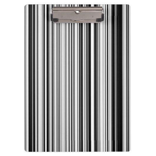 Zwarte en witte lijnen klembord (Voorkant)