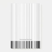 Zwarte en witte lijnen post-it® notes (Voorkant)