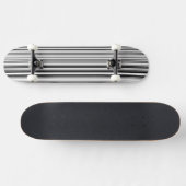 Zwarte en witte lijnen skateboard (Horizontaal)