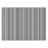 Zwarte en witte lijnen tafelkleed (Voorkant (Horizontaal))