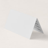 zwarte en witte lilly bloemen voor bloemisten visitekaartje (Achterkant)