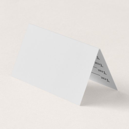 zwarte en witte lilly bloemen voor bloemisten visitekaartje (Achterkant)