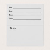 zwarte en witte lilly bloemen voor bloemisten visitekaartje (Binnenkant ongevouwen)