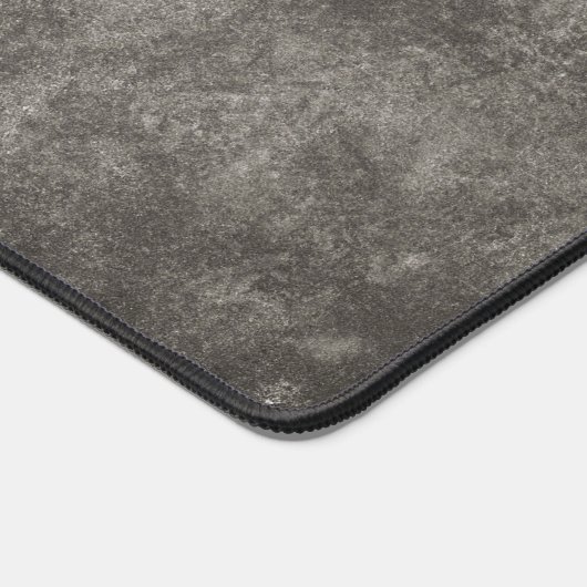  Zwarte en Witte Lotus Moderne Unieke Yoga Grijs Z Bureaumat (Hoek)