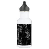 Zwarte en witte luidspreker waterfles  (Rechts)