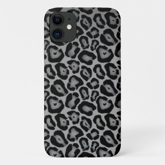 Zwarte en witte luipaard Case-Mate iPhone case (Achterkant)