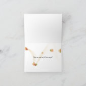 zwarte en witte lumberjack plaid dank kaart (Binnen)