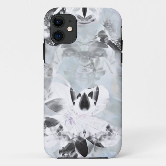 Zwarte en witte luxe abstracte moderne kunst Case-Mate iPhone case (Achterkant)