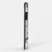 Zwarte en witte luxe abstracte moderne kunst Case-Mate iPhone case (Achterkant/rechts)