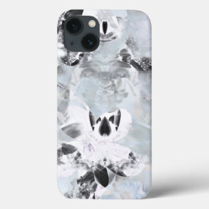 Zwarte en witte luxe abstracte moderne kunst Case-Mate iPhone case