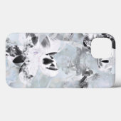Zwarte en witte luxe abstracte moderne kunst Case-Mate iPhone case (Achterkant (horizontaal))