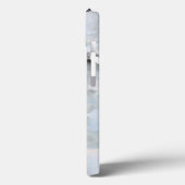 Zwarte en witte luxe abstracte moderne kunst Case-Mate iPhone case (Achterkant / Links)