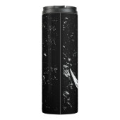 Zwarte en Witte Maan Thermal Tumbler Thermosbeker (Achterkant)