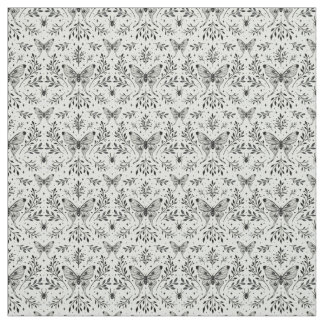 Zwarte en witte magische moth stof