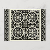 Zwarte en Witte Mandala Motif door Vision Studio Briefkaart (Voorkant)