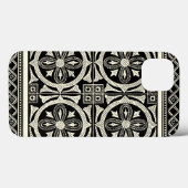 Zwarte en Witte Mandala Motif door Vision Studio Case-Mate iPhone Case (Achterkant (horizontaal))