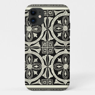 Zwarte en Witte Mandala Motif door Vision Studio iPhone 11 Hoesje