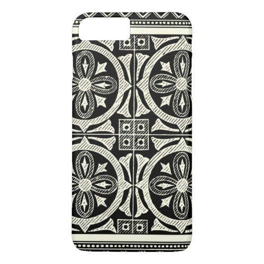 Zwarte en Witte Mandala Motif door Vision Studio Case-Mate iPhone Case (Achterkant)